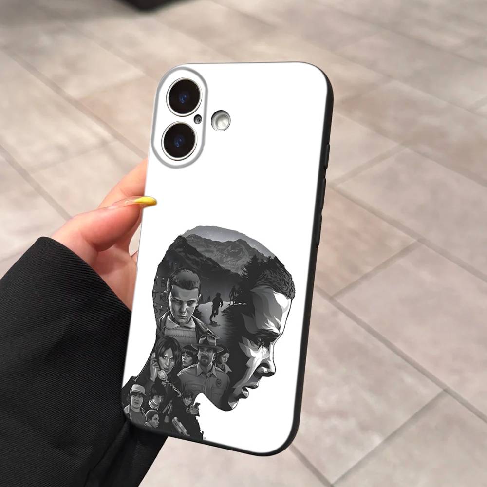 Hot S-Stranger T-Things Phone Case For IPhone 14 Plus 13 Mini 11 16 15 17 Pro Max Protection Shockproof