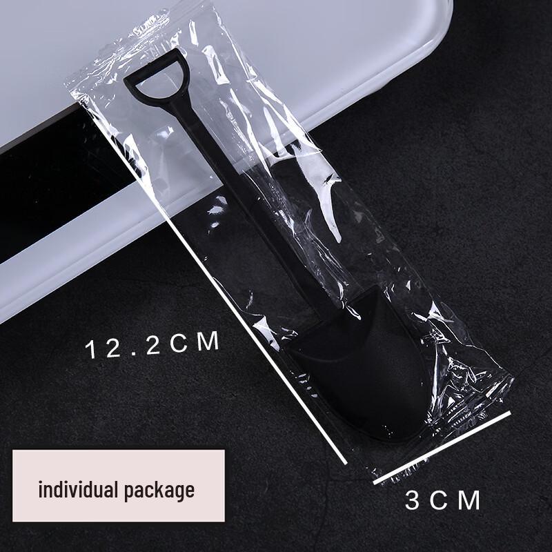 OIMG Disposable Plastic Dessert Shovel Spoons
