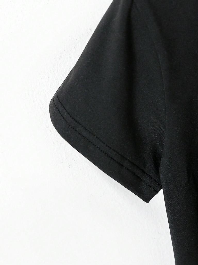 Single-piece boys' casual solid color outdoor crew neck short-sleeved T-shirt for summer