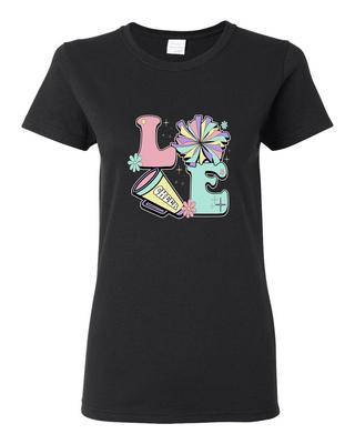Love Cheer Women Graphic T-Shirt Unisex T-Shirt