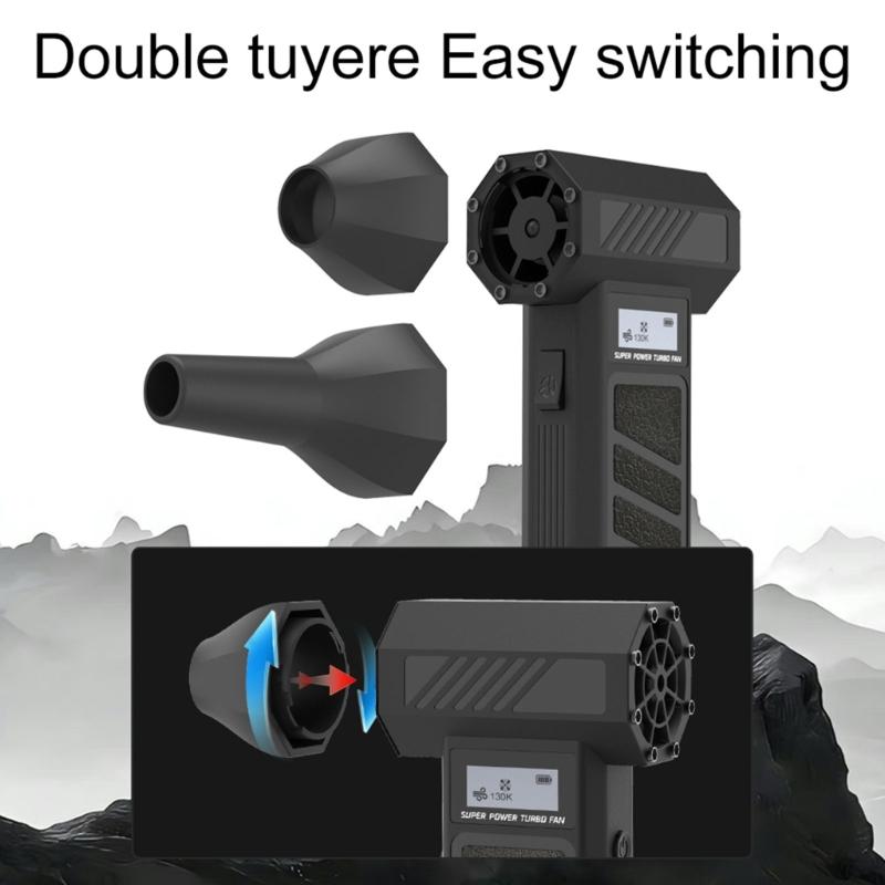 Electric Air Dusters 130000RPM Power Cordless Air Dusters Adjustment Blower Rechargeable Dust Blower for Computer Keyboard