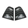 For BMW 3 Series Sedan F30 318i 320i 325i 2013-2019 Car Rear Louver Window Side Shutter Cover Trim Sticker Vent Scoop ABS Carbon