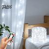 Outdoor Copper Wire Lights Fairy with Remote, 8 Modes 10-Level Dimming Timer, Waterproof Indoor DIY Craft Lighting Battery Operated String for