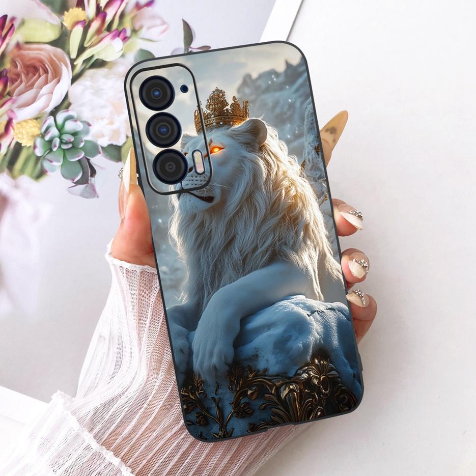For Motorola Edge 2021 Case XT2141-1 Luxury Butterfly Tree Painted Cover Soft Silicone Case For Motorola Edge 2021 Edge2021 Bags