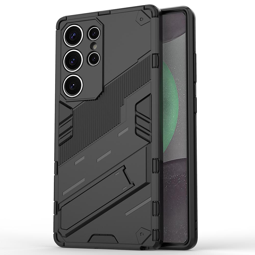 For Samsung Galaxy S25 Ultra Case PC+TPU Shockproof Phone Cover with Kickstand