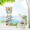 Diamond Wind Chime Garden Sun Catcher Diamond Set Pendant For Home Wall Decor Diamond Window Pendant Garden Decoration