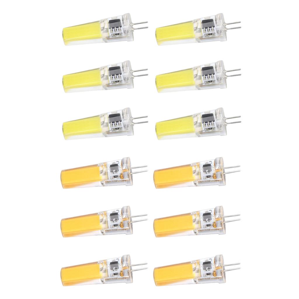 6 Pieces G4 LED Bulbs 9W Dimmable COB Lamp 500LM for Home Ceiling Landscape Chandelier Lamps