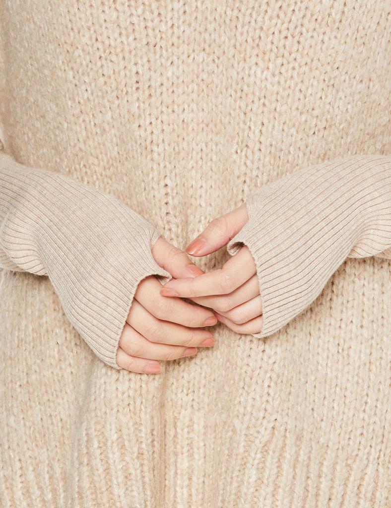 Mira Owen Turtle Knit Layered VTSET 09WNT225048 BEG 0 Women's