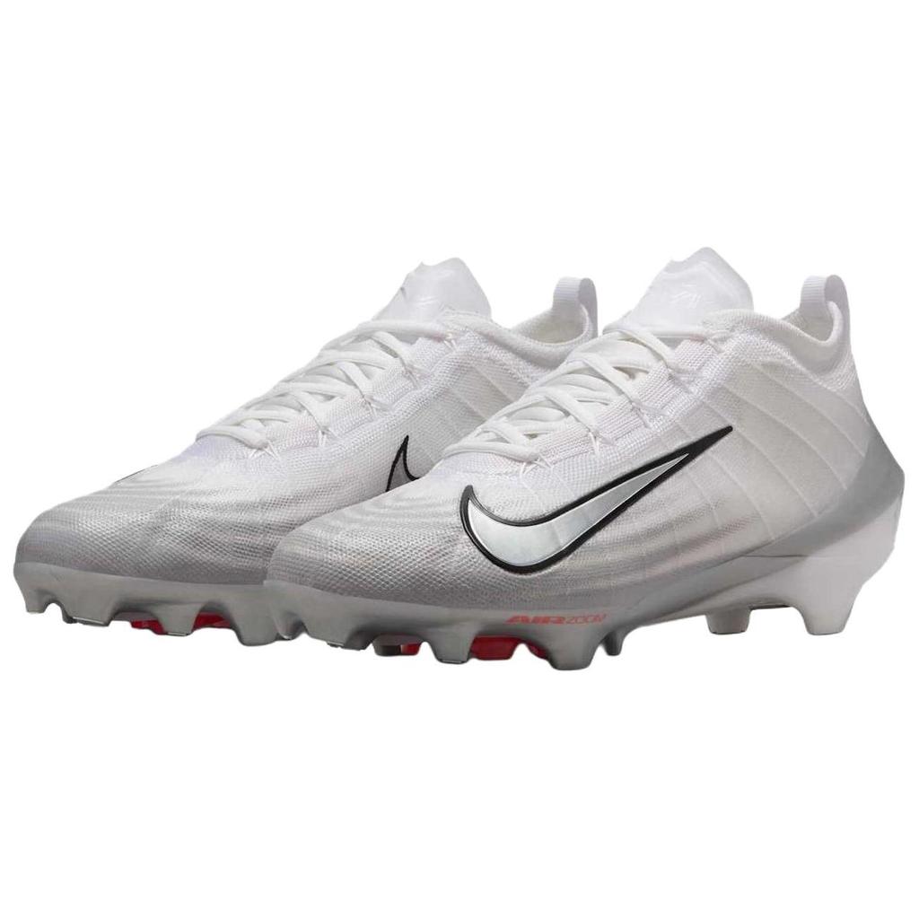Nike Zoom Vapor Elite 1 'White Metallic Silver' (Unisex) White / Summit White / Bright Crimson / Metallic Silver Soccer Shoes FB3288 100