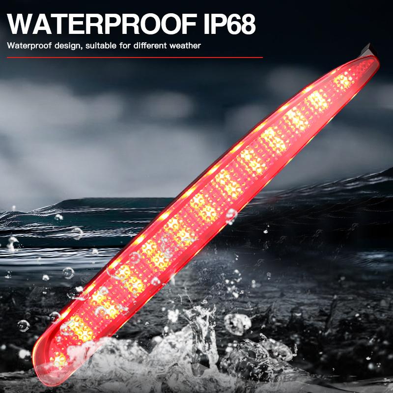 2PCS LED Rear Bumper Reflector Brake Lights Canbus For Mazda 6 2003-2008 Red/Smoked Lens Tail Stop Warning Lamps Car Accessories