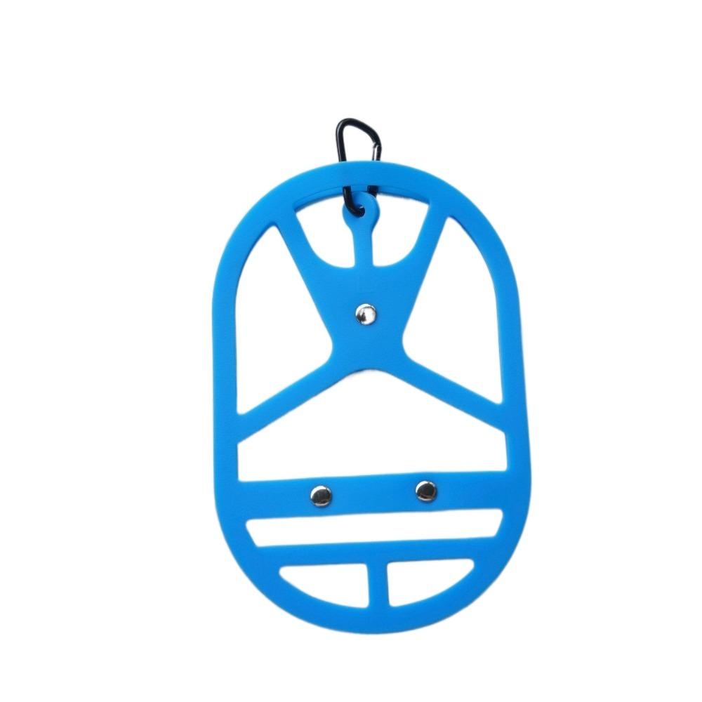 Wear-resistant Bag Shoe Clip Silicone Sneaker Storage Clamp Shoe Storage Organizer Baseball Soccer M синий 790₽
