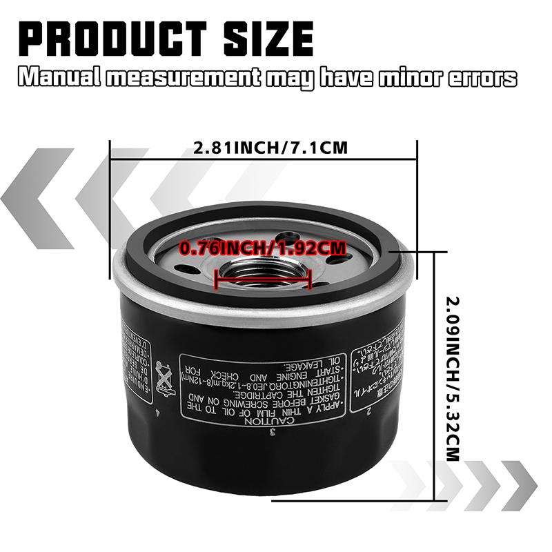 1/2/4 Pcs Motorcycle Engine Parts Oil Filter for Kymco Xciting 500Ri MyRoad 700i MXU 500 IRS 550 700 UXV 500i Camo 700i Turf