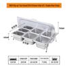 Multi-Compartment Stainless Steel Buffet Tray