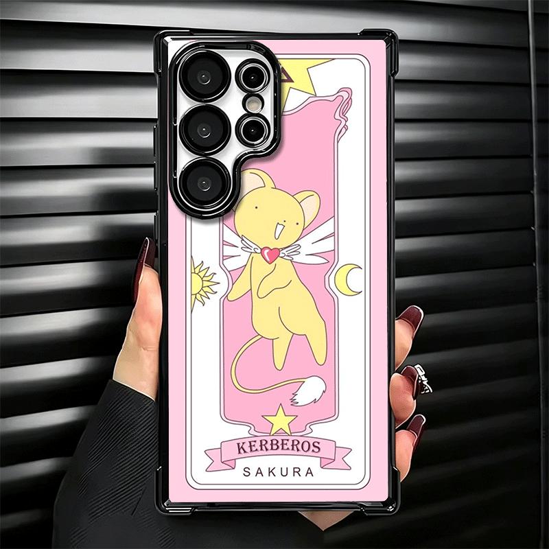 Cardcaptor Sakura Cute Girl Soft Phone Case For Samsung Galaxy S26 Ultra S25 Edge S24 FE S23 Plus S22 S21 + S20 Plating Anti-Fal