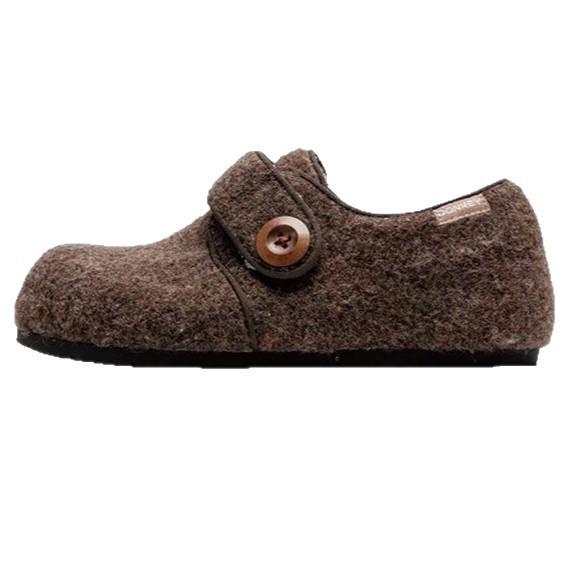 Casual Velcro cotton shoes women's 2025 autumn and winter French retro buckle simple low-top plush thickened fluffy shoes