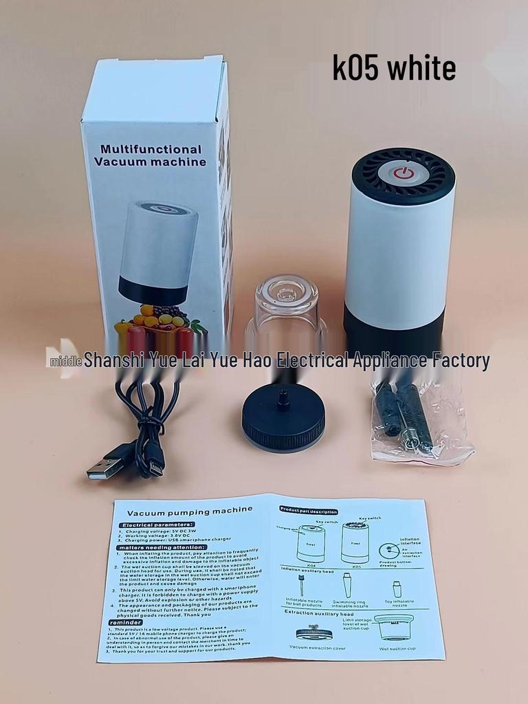 Handheld Electric Vacuum Sealer and Stick Vacuum Machine for Freshness Sealing