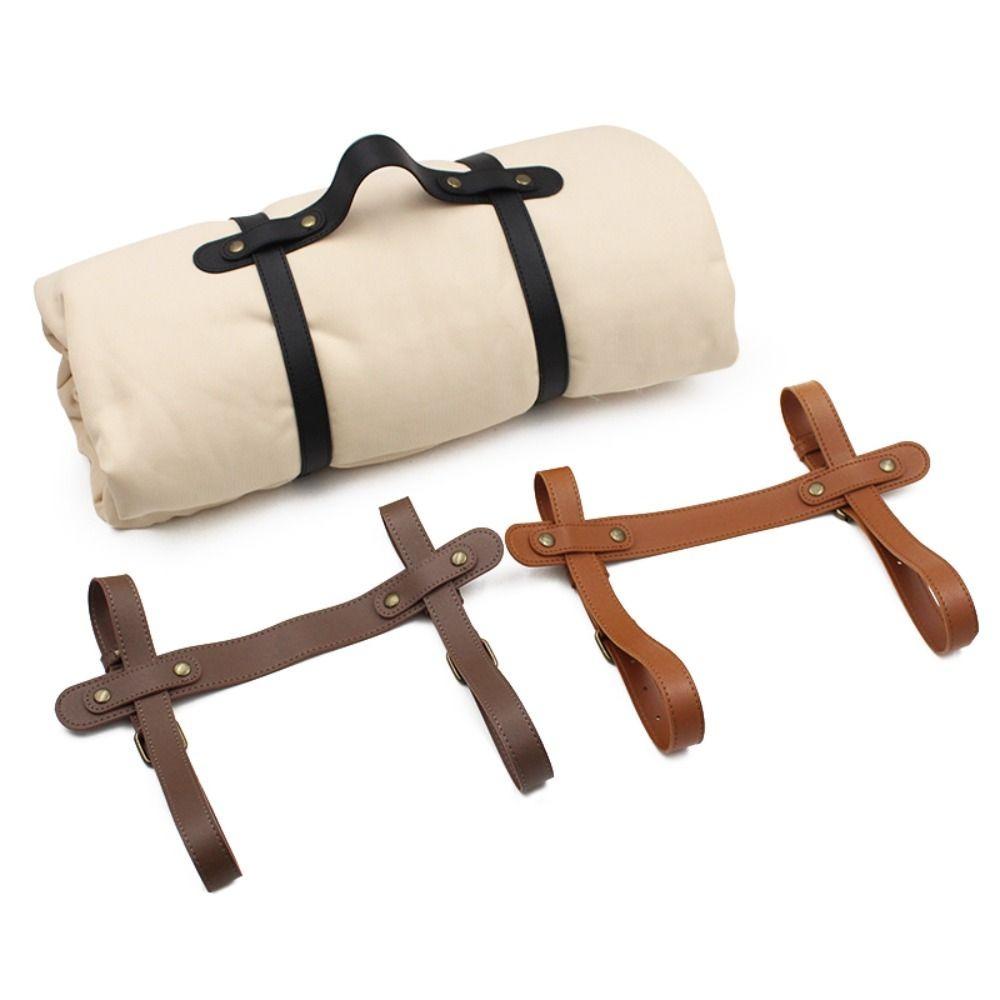Belt With Handle Yoga Mat Strap Adjustable Blanket Holder Durable Blanket Carrying Strap