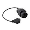 Langlebig-Für BMW 20-Pin auf OBD2 16-Pin Schnittstellenstecker OBDII Adapter für BMW E36 E39 E30 F20 X5 Z3 E53 Auto Diagnosekabel