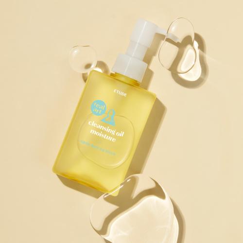 Etude Real Art Cleansing Oil Moisture 2 Pack Special Set  Main Item + Refill 