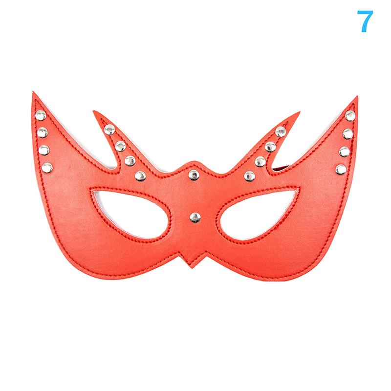 1Pc Women's Bat Sexy Mask Blindfold PU Leather Adjustable Cosplay Accessory for Masquerade Halloween Party Goth Eye Harness