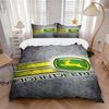 John Deere Agricultural Machinery Print 3Pcs Bedding Set,Duvet Cover with 2 Bedro,Pillowcase Home Birthday Gift