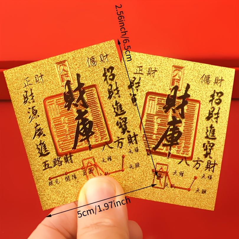 

Couple Lucky Charm Fortune Stickers Wealth and Peace Resin gold silver2Personalized Phone Decoration Stickers