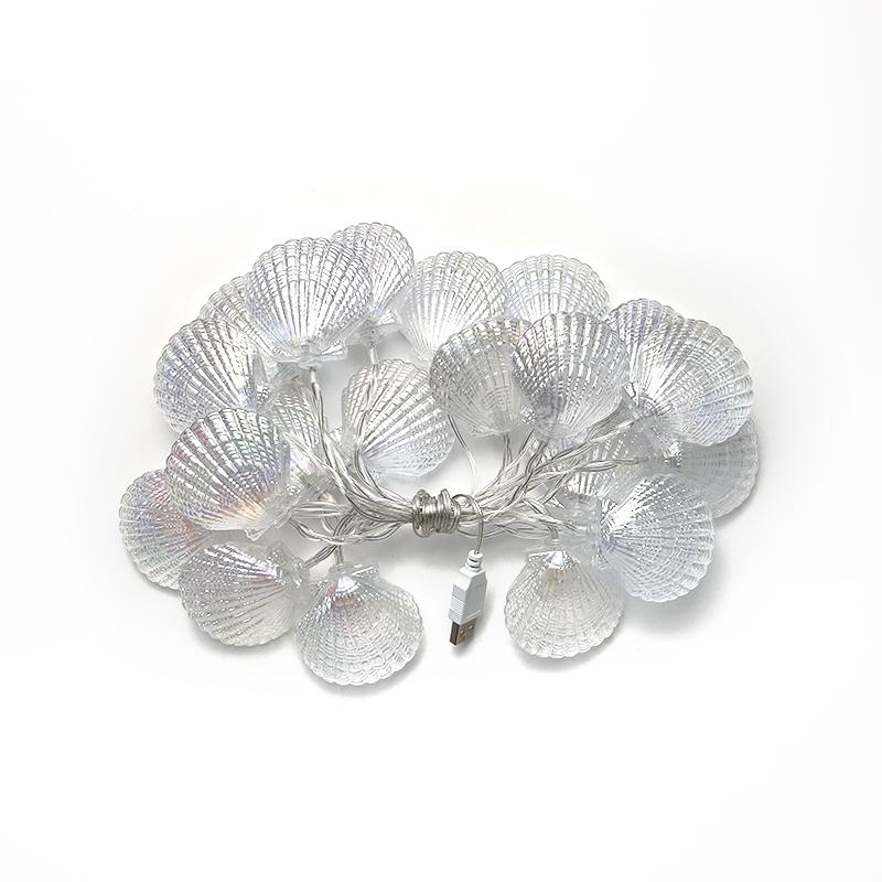 

Светодиодная гирлянда в виде ракушки на пляже, гирлянда в виде морской звезды, 20 светодиодных гирлянд длиной 9,84 фута, водонепроницаемые симпатичные атмосферные гирлянды с питанием от USB