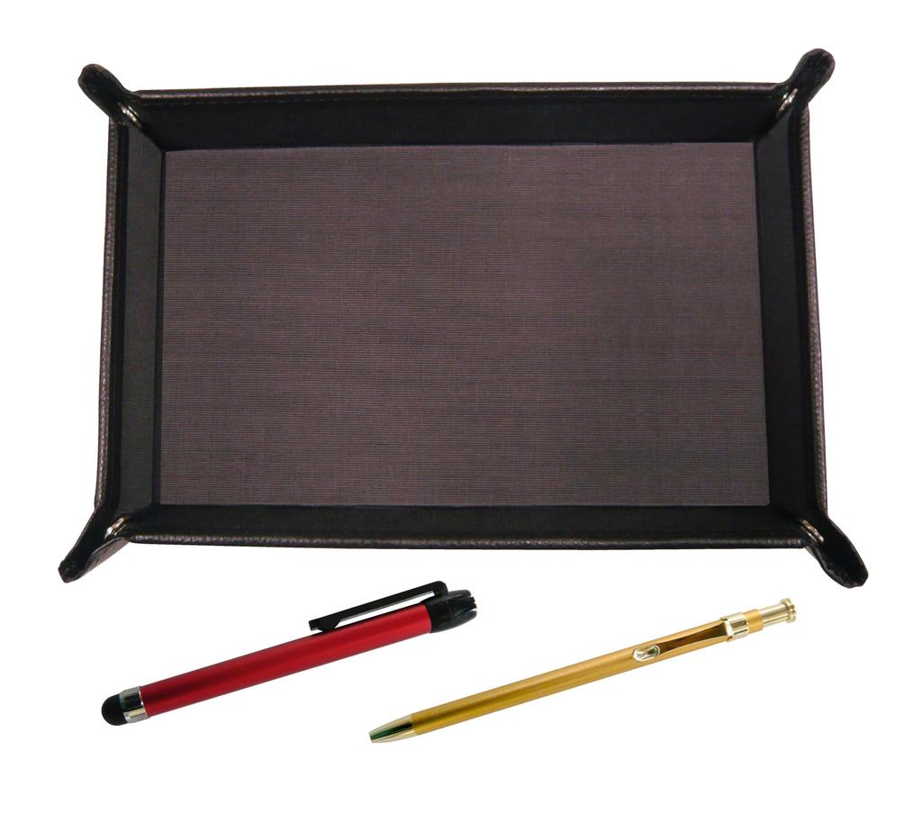 Shibochoco color cowhide leather pen red metal touch stick and slim 60 ballpoint pen gold set tray, TRATYO-ALR-SV60KBP