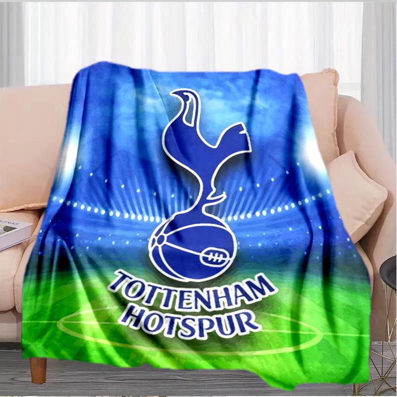 Tottenham Crest Design Printed Throws Blanket Soft Flannel Blankets for Couch Bed Gifts for Men Women Picnic blanket Christmas gifts