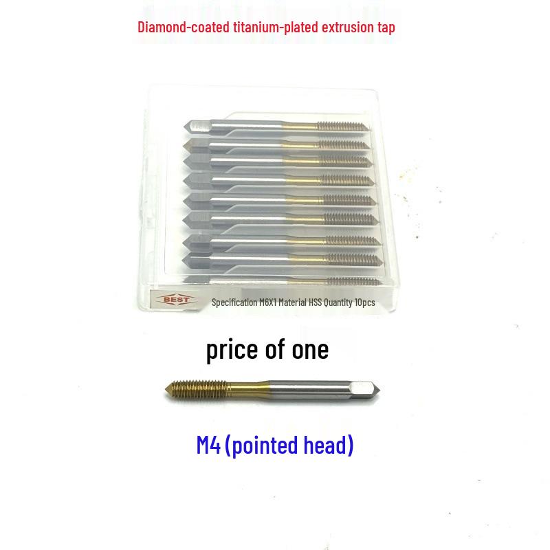 Premium Cobalt-Plated Titanium Extrusion Tap Set: M2-M16 Sizes