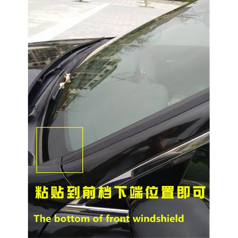 3 Meter Svart Bil Vindruta Kant Skydd Tätningslist T-Typ Gummitätning