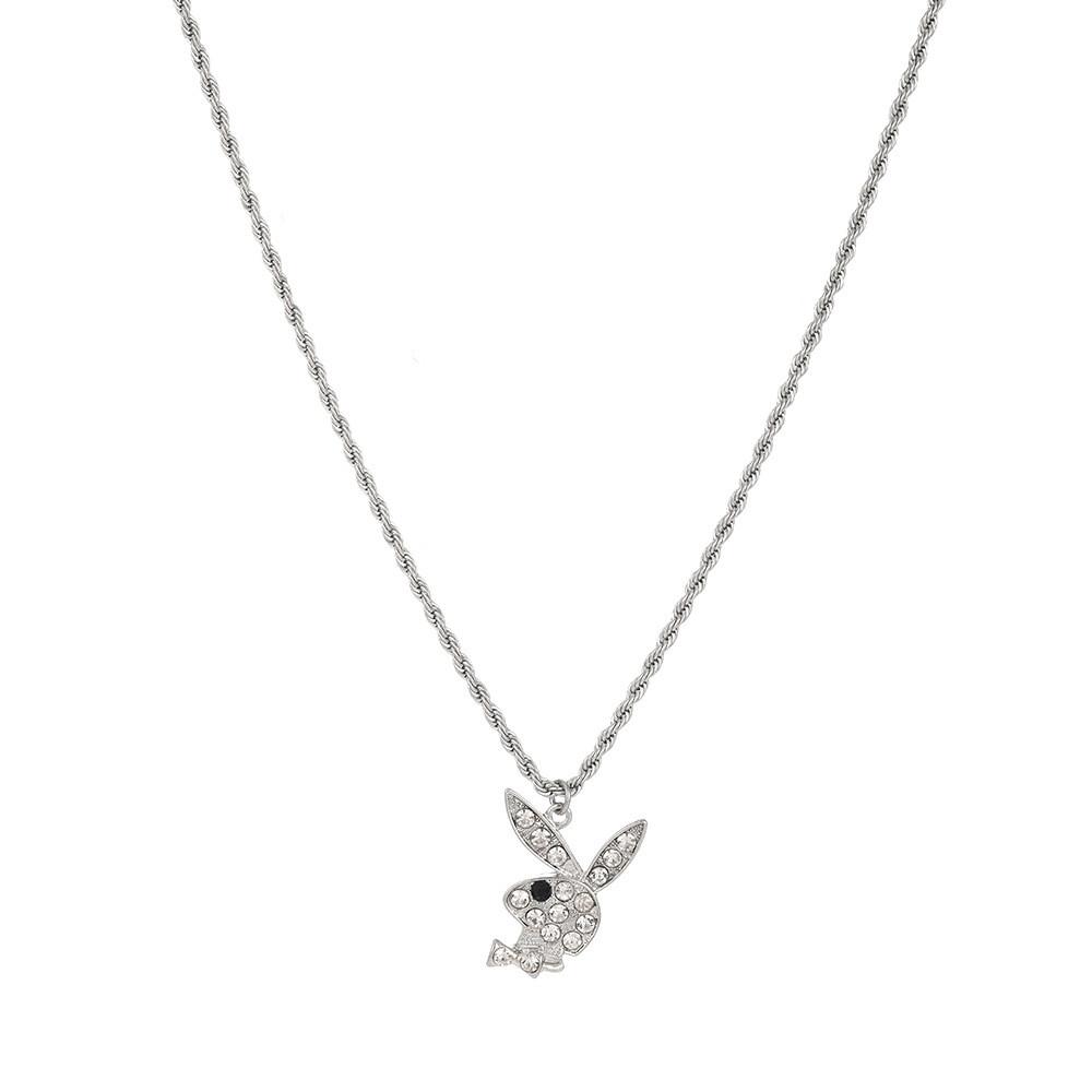 

Rabbit Multicolor Beautiful Necklace For Women With Sparkling Rhinestones And Distinctive Animal Design