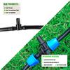 10/50Pcs Adjustable Grey Sprayer Nozzle Kits 4/7mm Hose 2-way 3-way Drip-irrigtion Sprinklers Garden Lawn Atomization Cooling