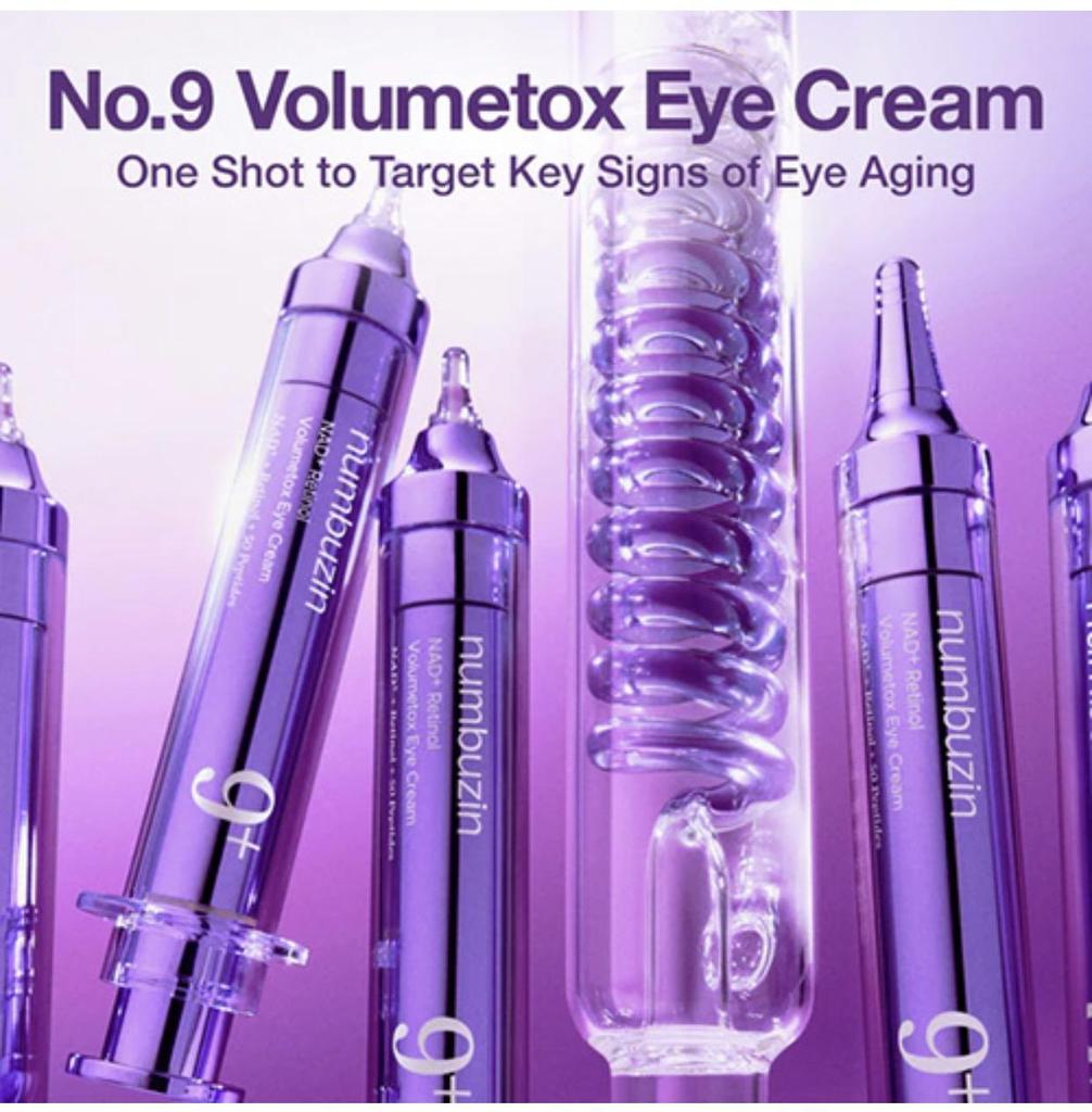 numbuzin No.9 NAD+ Retinol Volumetox Eye Cream 10ml