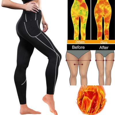 Slimming Thermo Sauna Pants for Women Neoprene Sweat Leggings Weight Loss Workout Running Waist Trainer Compression Body Shaper