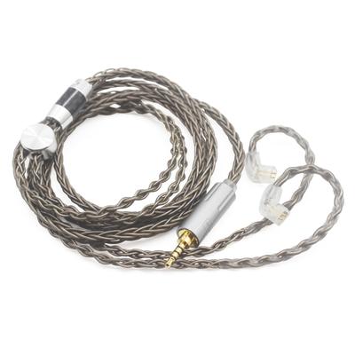 Youkamoo Balanced 8 Core Braided Silver Plated Wire Upgrade Cable Sound Quality Adjustment Ear Hook Replacement Cable ZSN Pro ZS10 Pro NF2u KZ ZSX QDC