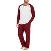 Men's Pajama Set Long Sleeve Loungewear for Sleep and Relaxation