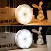 New 1pc Button Style Night Light - Wireless LED Detector Lamp for Bedroom, Staircase, Closet, and Room Decor-