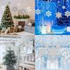 Charming Christmas Snowflake Hanging Decorations With Spiral Design For Festive Displays
