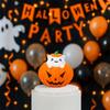 Cartoon 3D Printed Pumpkin Cat Statue Exquisite Miniature Sculpture Toy Figures  Party