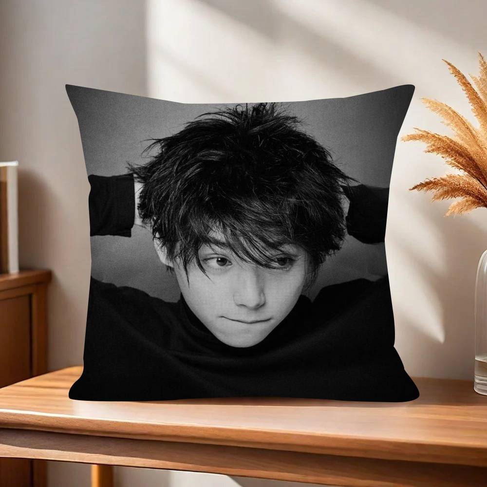 Actor NNijiro Murakami  Cushion Cover Inches Farmhouse Decor Home Throw Pillow Covers for Couch Decorations