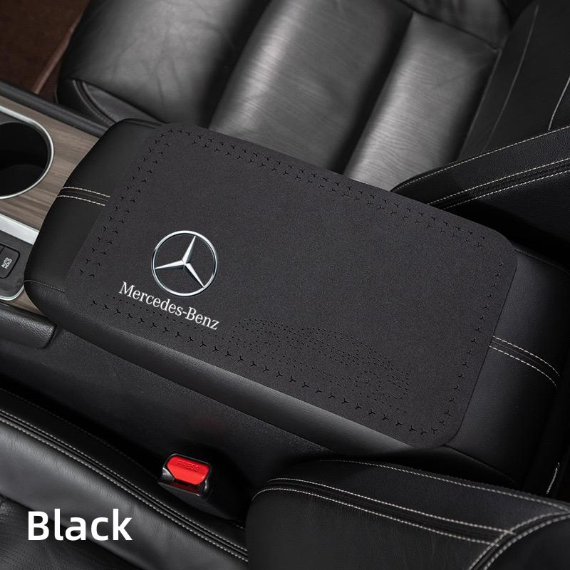 Leather Car Armrest Mat Auto Armrests Storage Box Mats For Mercedes Benz W203 W204 W205 W206 W212 CLK GLA C E S Class Accessorie WY5