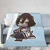 Demon Slayer Anime Flannel Throw Blanket xcm for Home Bedspread