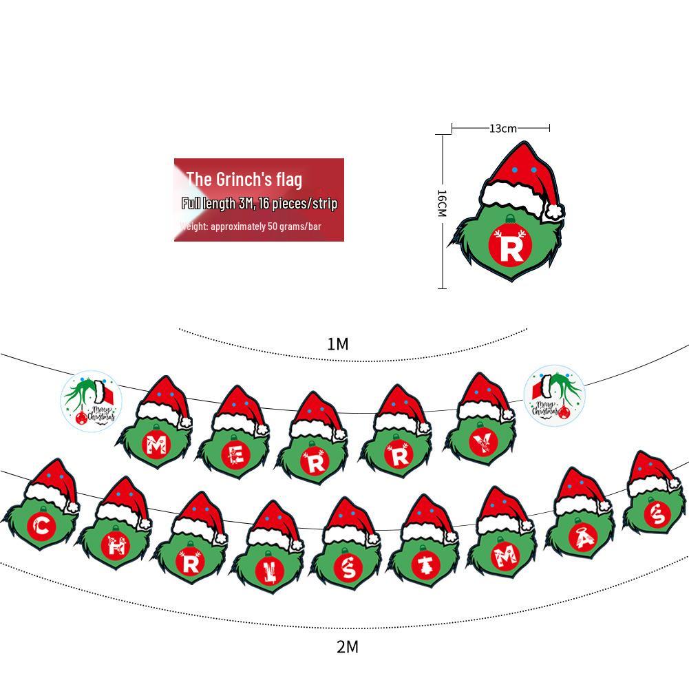 Birthday & Holiday Fishtail Bunting Banner for Parties