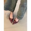 Fashion New Summer Slip On High Heels Women Sandals Fashion Butterfly-knot Singbacks Pumps Stripper Party Female Sandals Zapatos Mujer