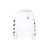 Carav Arrow Skate Crewneck White/Black Men Tops OMBA054F21FLE0110110
