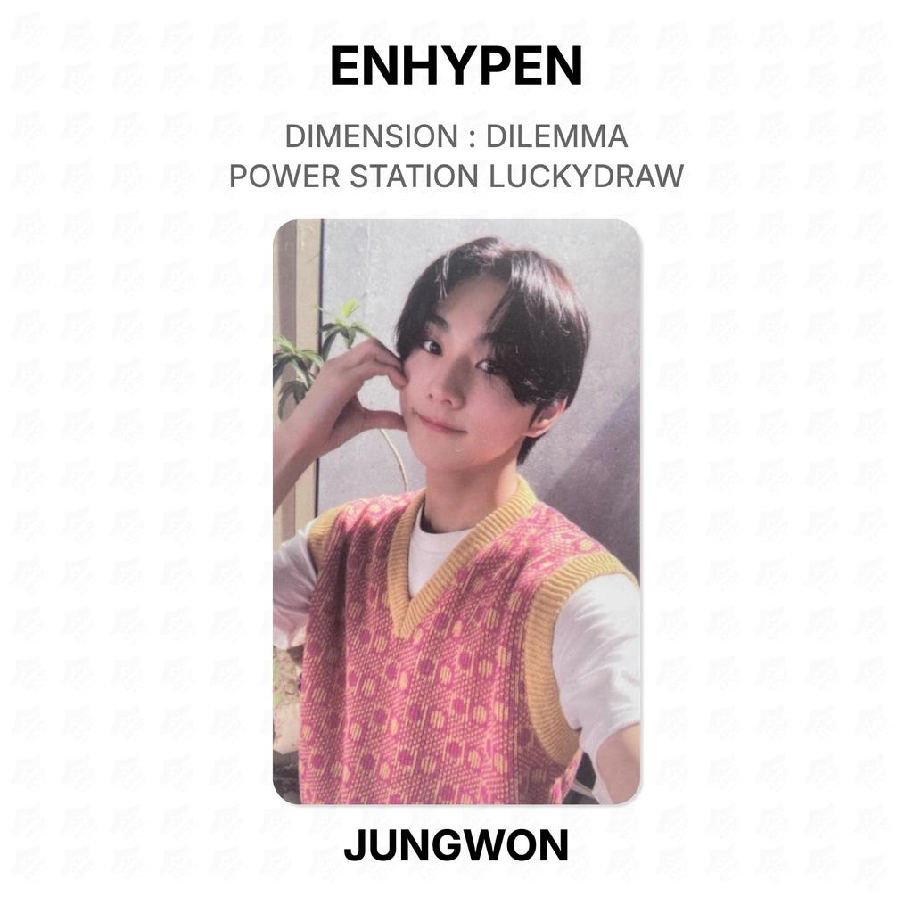 ENHYPEN DIMENSION : DILEMMA POWER STATION LUCKYDRAW Official Photocard