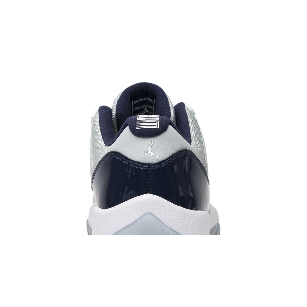 Air Jordan 11 Retro Low 'Georgetown' (Unisex) Grey Mist / White-Midnight Navy Vintage Basketball Shoes 528895 007