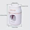 Upgrade Your Bathroom with this 1pc Toothpaste Squeezer and Storage Rack - Automatic Toothpaste Refills Made Easy!