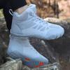 Unisex High-top Snow Boots Plush Hiking Sports Shoes Warm Winter Sneakers Non-slip Outdoor Walking Boots